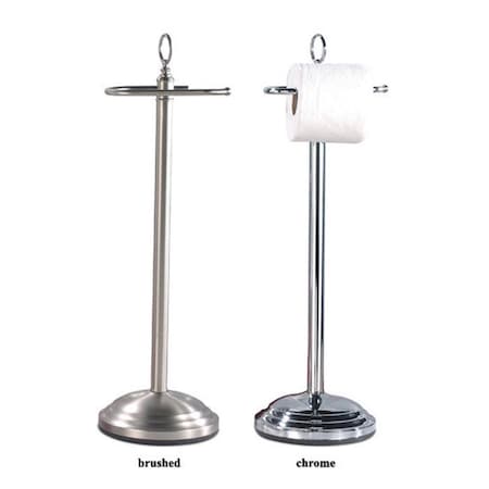 Nu Steel Gloss Collection Toilet Tissue Holder - Brushed Nickel NU578070